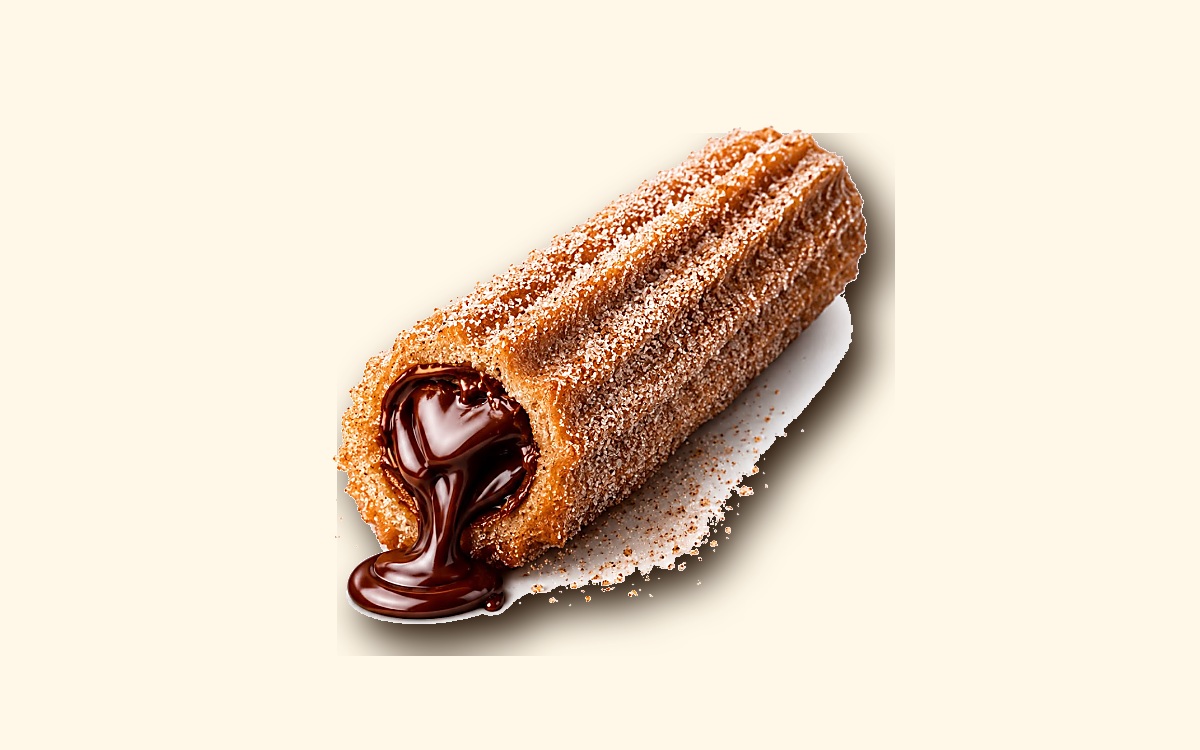 Chocolate-filled churro